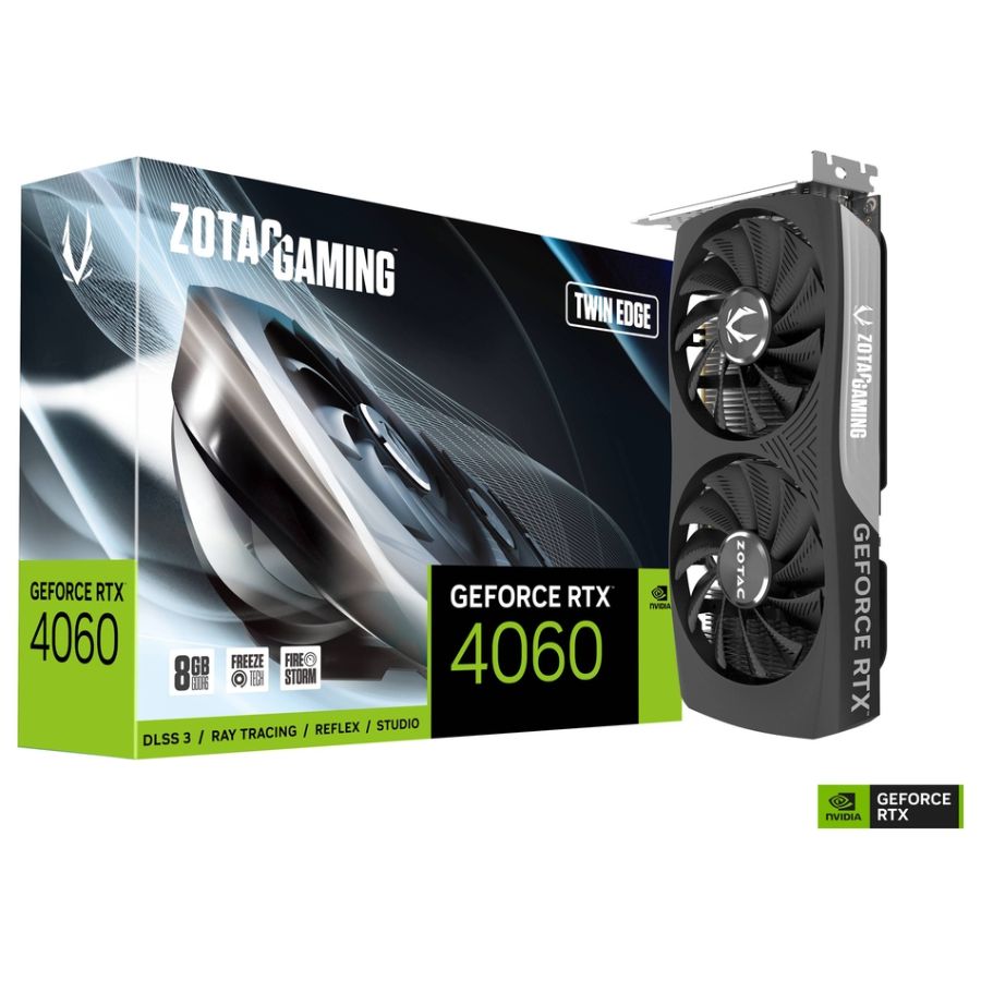 Placa De Video GeForce RTX 4060 8Gb Zotac Twin Edge